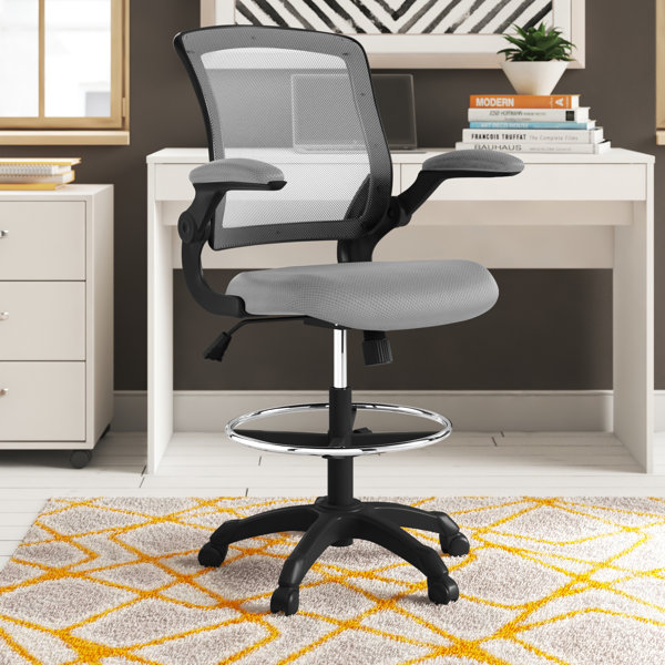 Inbox Zero Jarielys Ergonomic Drafting Chair & Reviews Wayfair
